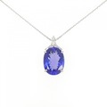 PT タンザナイト ネックレス 10.91CT
