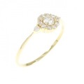 【リメイク】K18YG ダイヤモンド リング 0.22CT
