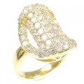 K18YG ダイヤモンド リング 2.00CT