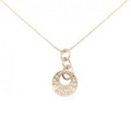 K18PG ダイヤモンド ネックレス 0.20CT