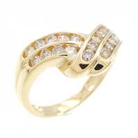 K18YG ダイヤモンド リング 0.50CT