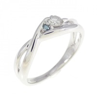K18WG ダイヤモンド リング 0.10CT