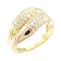 K18YG/K18PG ダイヤモンド リング 0.32CT