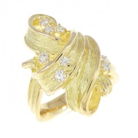 K18YG ダイヤモンド リング 0.15CT