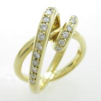 K18YG ダイヤモンドリング