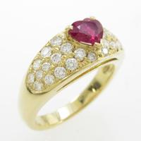 クイーン ハート ルビーリング