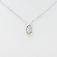 4゜C フラワー ダイヤモンドネックレス