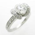 ティファニー リボンリング 0．81ct・H・VVS2・EXT20％引き