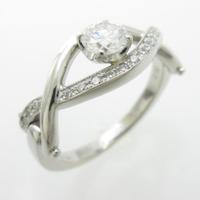 プラチナダイヤモンドリング 0．310ct・F・SI1・GOOD