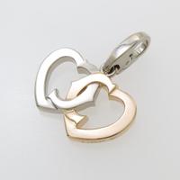 カルティエ ダブルハート チャーム