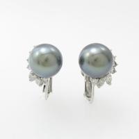 タサキ クロチョウパールイヤリング