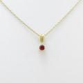 K18YG ルビーネックレス20％引き