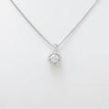【新品】プラチナダイヤモンドネックレス 0．272ct・F・SI2・GOOD