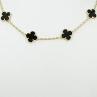 ヴァンクリーフ＆アーペル ヴィンテージアルハンブラ 10モチーフ ネックレス10％引き