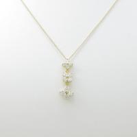 【リメイク】K18YG フラワー ダイヤモンドネックレス