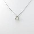 【リメイク】プラチナダイヤモンドネックレス 0．516ct・H・SI2・GOOD