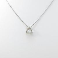 【リメイク】プラチナダイヤモンドネックレス 0．516ct・H・SI2・GOOD