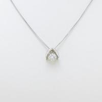 【リメイク】プラチナダイヤモンドネックレス 0．521ct・H・SI1・GOOD