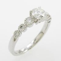 【リメイク】プラチナダイヤモンドリング 0．632ct・E・VVS1・VERYGOOD