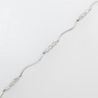 K18WG ダイヤモンドブレスレット