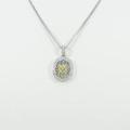 K18WG／K18YG フラワー ダイヤモンドネックレス30％引き