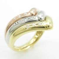 K18YG／PT／K18PG ダイヤモンドリング30％引き