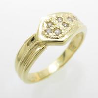 K18YG ダイヤモンドリング