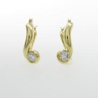 K18YG ダイヤモンドピアス30％引き