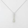 プラチナダイヤモンドネックレス 0．565ct・K・SI1・ペアシェイプ20％引き