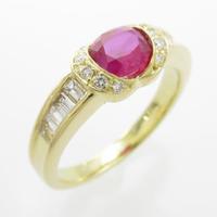 K18YG ルビーリング