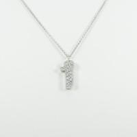 K18WG ダイヤモンドネックレス