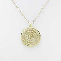 K18YG ダイヤモンドネックレス