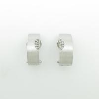 K18WG ダイヤモンドピアス