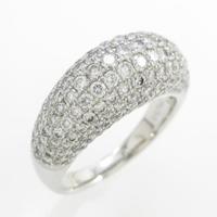 K18WG パヴェ ダイヤモンドリング20％引き