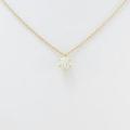【リメイク】K18YG ダイヤモンドネックレス 0．343ct・VLY・VS2・GOOD20％引き