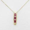K18YG ルビーネックレス10％引き