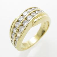 K18YG ダイヤモンドリング