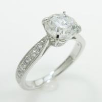 【リメイク】プラチナダイヤモンドリング 1．112ct・E・SI2・GOOD20％引き