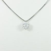 【リメイク】プラチナダイヤモンドネックレス 0．503ct・F・SI2・VERYGOOD