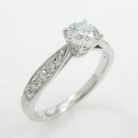プラチナダイヤモンドリング 0．438ct・D・SI1・EXT