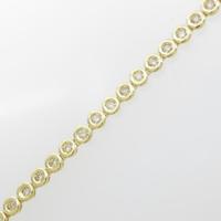 K18YG ダイヤモンドブレスレット