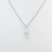 【リメイク】プラチナダイヤモンドネックレス 0．500ct・F・SI2・VERYGOOD