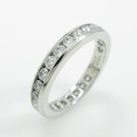 ティファニー フルサークル チャネルセッティング リング