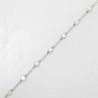 K18WG ダイヤモンドブレスレット