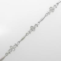 K18WG ダイヤモンドブレスレット