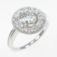 【ジュエリー在庫処分】【リメイク】プラチナダイヤモンドリング 0．502ct・F・SI1・VERYGOOD25％引き