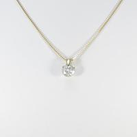 【リメイク】K18YG ダイヤモンドネックレス 2．696ct・J・I1・GOOD