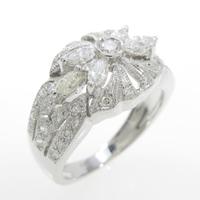 K18WG ダイヤモンドリング