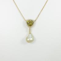 K18YG カラーストーンネックレス20％引き