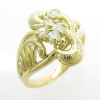 K18YG ダイヤモンドリング30％引き